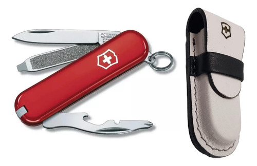 Cortaplumas Victorinox Rally 9 Usos + Funda Cuero