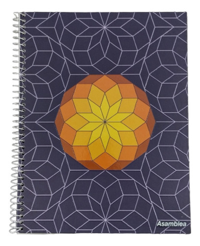 Cuaderno Asamblea A4 80 Hojas Tapa Dura C/esp Geometrico