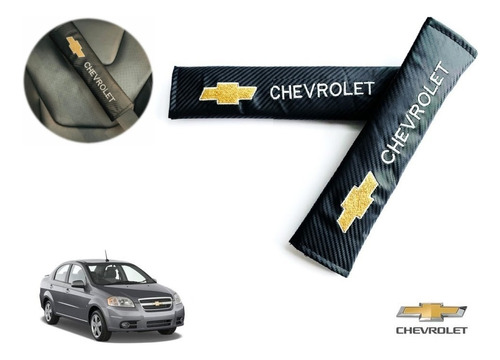 Par Almohadillas Cubre Cinturon Chevrolet Aveo 1.6l 2015