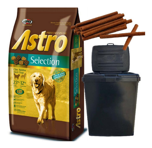 Imagen 1 de 2 de Astro Selection Premium Especial 15 Kg + 2 Kg Con Contenedor