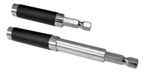 Porta Ponta Bit Extensor 120mm Magnético Com Guia Retrátil