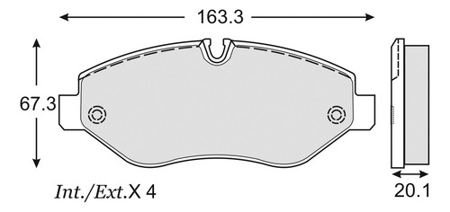 Balatas Delanteras Mercedes Vito 2009-2010 Schaeffler Fag