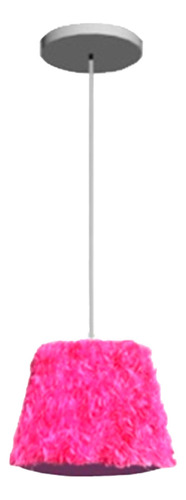 Luminária/pendente Mini Flower Quarto Menina/fashion Startec Cor Rosa pink 110V/220V