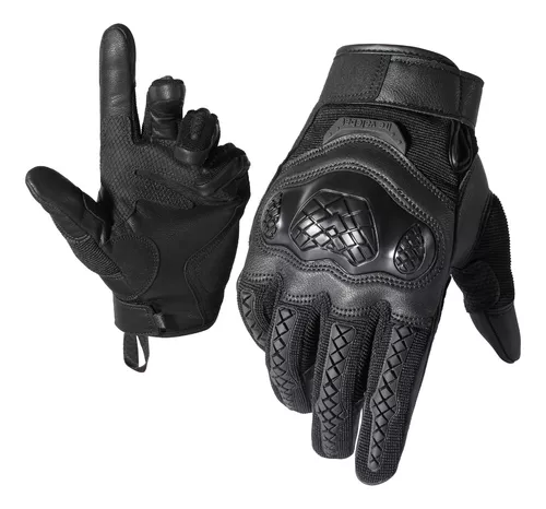 Guantes tácticos completos C60 verdes para airsoft Talla S