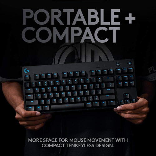 Teclado Mecanico Para Juegos Logitech G Pro, Ultraportati...