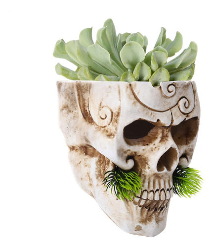 Maceta De Halloween Con Diseño De Hojas De Pino Con Diseño D