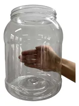 Comprar Envases Plasticos Tarros Bombonera Redonda 6 Und  3.5 Litros