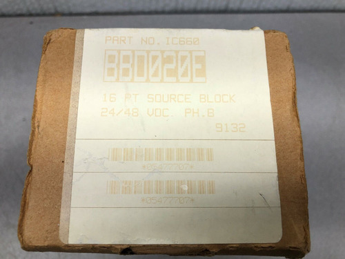 New In Box Ge Fanuc Genius 24-48 Vdc In/out 16 Pt Source Zzb