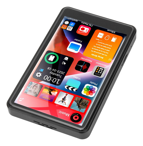 Reproductor De Mp3 Pantalla Táctil Completa De 4 Pulgadas