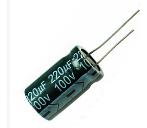 Condensador 100v 220uf Electrolítico 105°
