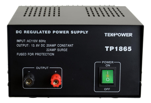 Tekpower Tp186522amp Fusible Dc 13,8v Regulado Fuente De Ali