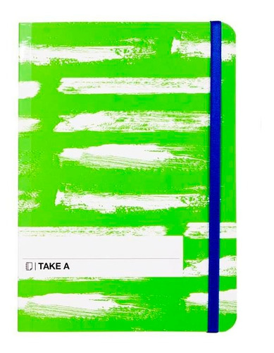 Cuaderno Take A - Hojas Rayadas 14x20 Tapa Verde