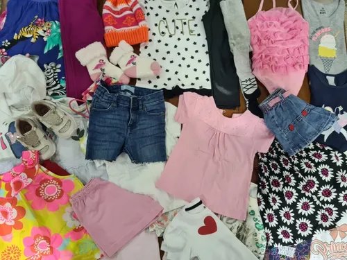 Lote Roupas Infantil Menina Tam 18 A 24 Meses Com 40 P s