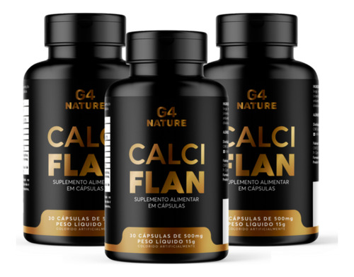Calciflan - 3 Potes - Original Pronta Entrega