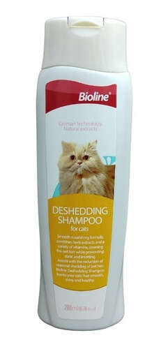 Shampoo Bioline Anticaida Para Gato 200 Ml | Mundozoo