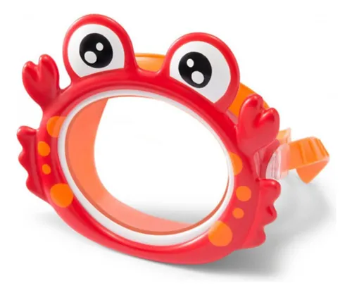 Mascara Para Buceo Cangrejo Rojo 3-8 Años Intex