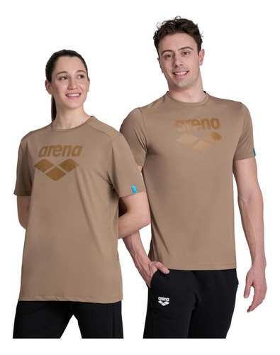 Polera Logo Marron Arena