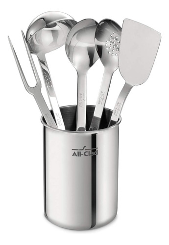 All-clad Juego Herramienta Cocina Profesional Acero 6 Pieza