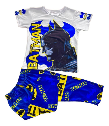 Pijama Para Niños Batman Conjunto Multiuso Importados