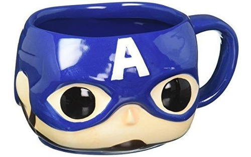 Marvel Capitan America Taza De Ceramica