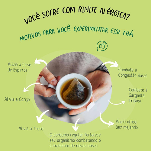 Imagem 3 de 8 de Kit Chá Misto Para Tratamento Rinite Alérgica.