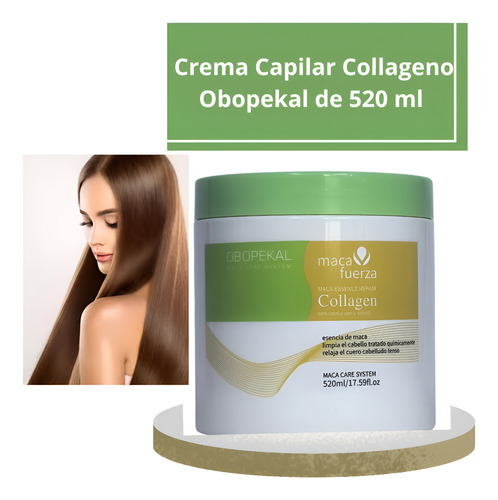 Crema Capilar Obopekal Maca Collegen 520ml