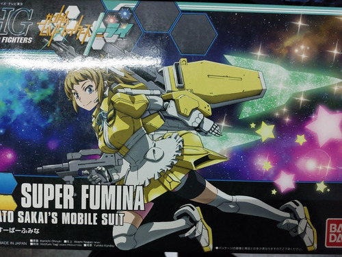 Super Fumina Gundam Build Fighters Model Kit Bandai Japones 