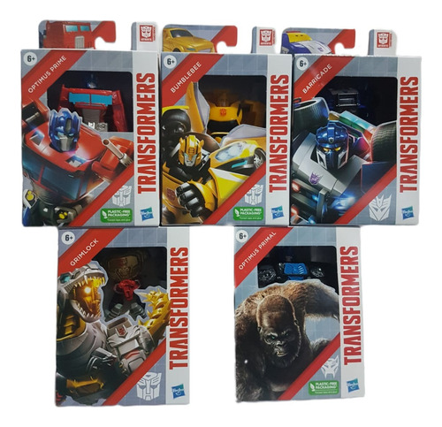 Juguetes Transformers Pack De 5 Piezas