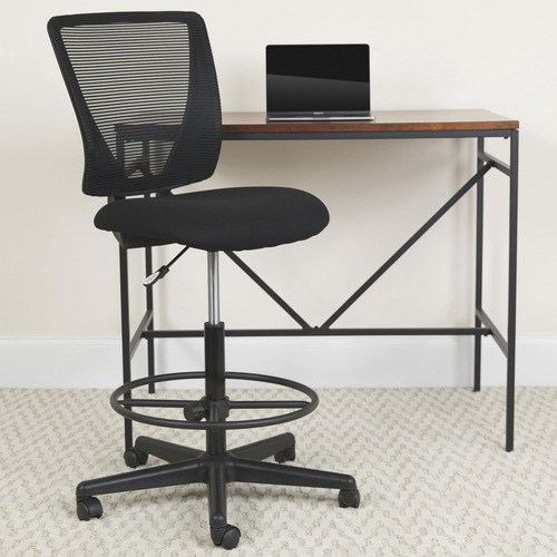Flash Furniture Harper Silla Ergonómica De Malla Con Respa. Color Black