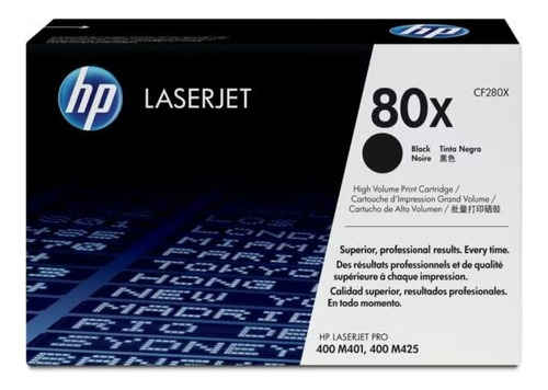 Toner Hp Cf280x Tinta Negra