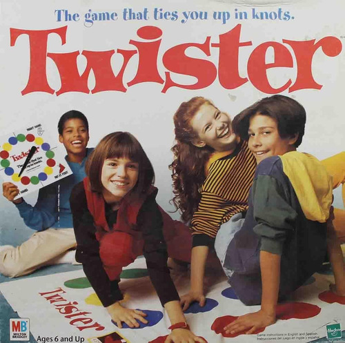 Hasbro Milton Bradley 1998 Twister Family Juego De Mesa De H