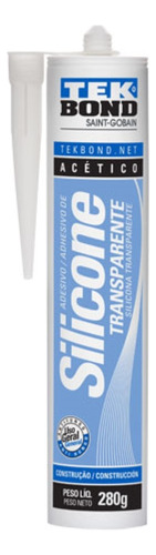 Sellador De Silicona Transparente 280ml- Uso General-