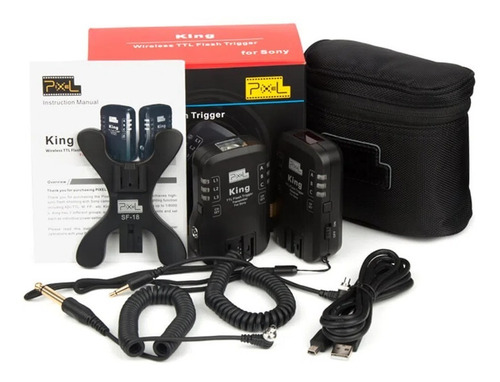 Radio Flash Canon Transmissor E Receptor King E-ttl Wireless