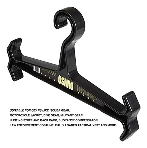 Osmio - Percha Resistente Para Portaplatos, Paquete De 2 (ne