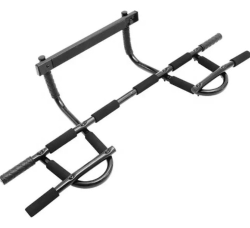 Barra Puerta Dominadas Soporte Multi Ejercicios Fitness Color Negro