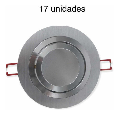 17 Spot De Embutir Redondo Cromado Para Led Par20