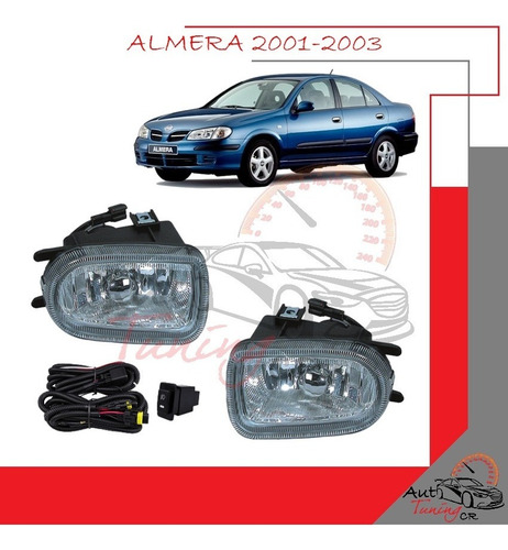 Halogenos Nissan Almera 2001-2003