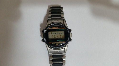 Lindo Relógio Timex Atlantis 100 Raro (1995) Familia Ironman