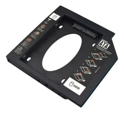 Gaveta Adptadora Para Hd Second Hdd Caddy 9.5mm