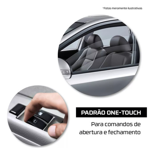Kit Módulo De Vidro Elétrico Frontier Com Retrovisor E Tilt