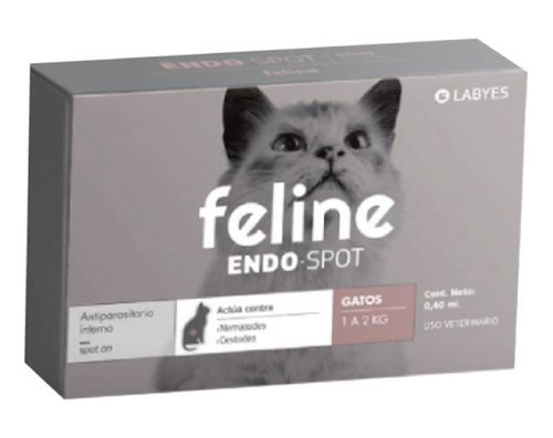 Antiparasitario Feline Interno (1 A 2 Kg)