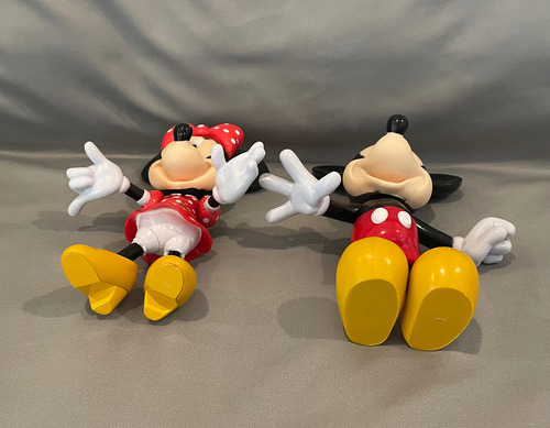 Figuras De Disney Micky Mouse Y Mimi 20 Cm (Usado)