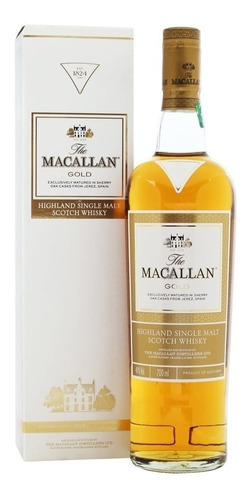 Whisky The Macallan Gold Serie1824 Bot 700ml, 100% Original 