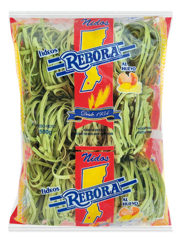 Fideos Nidos Al Huevo Y Espinaca Combo X2 X500 Grs N2