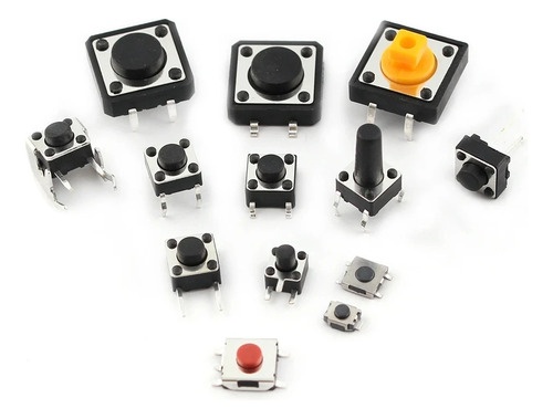 Pack De 10 Botones Reset Para Electrónica