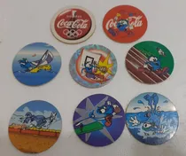 Comprar Lote 8 Tazos ** Coca Cola ** Olimpiadas- Año 1996