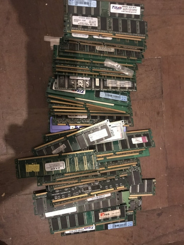 Lote 45 Memorias Ddr2 Ddr 2g Mhz 16 Chips Genericas Revisar (Reacondicionado)