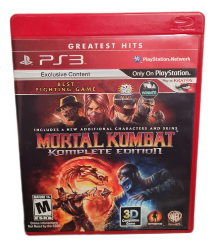 Mortal Kombat Komplete Edition Ps3 Original - Rj