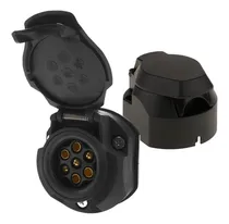 Comprar Ficha Conector Tráiler Acoplado Plástico 7 Vías Hembra Negro