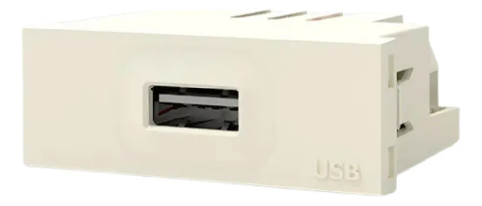Módulo USB Cargador Cambre Siglo XXI Blanco con Toma 6957